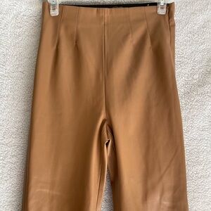 Zara Faux leather pants